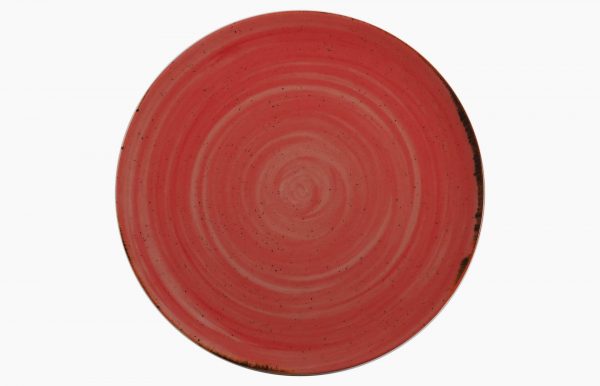 PRATO COUPE Ø28CM RUSTICO VERMELHO IN